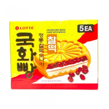 Lotte Red Bean Cake Ice Cream Mochi 5pc